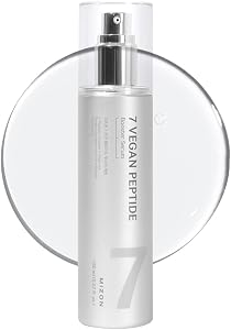 MIZON 7 Vegan Peptide Booster Serum | Korean Peptide Serum for Wrinkles, Pores & Hydra