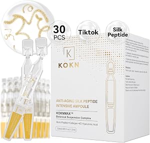 200,000ppm Silk Peptide Intensive Lifting Ampoule, Anti-Aging Serum with KOKN Complex, 4D