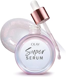 Olay Super Serum - Glow Serum for Face - Activated Niacinamide, Vitamin C & E, Collage