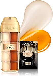 L'Oreal Paris Age Perfect Serum Le Duo, Brightening, Firming and Anti-Aging Serum for Face