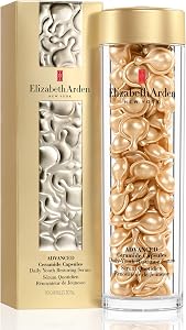 Elizabeth Arden Advanced Ceramide Face Serum Capsules, Anti-Aging Skincare, Fragrance-Free